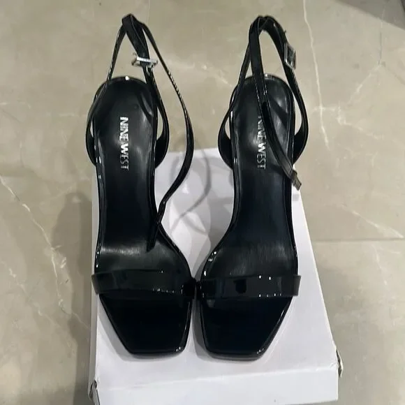 🎉SALE🎉Nine West Black Heels with Slingback Design - Picture 1 of 5